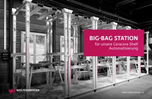 Big-Bag Station Ceracore Shelf Automatisierung